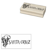 Santa Cruz California Octopus Rubber Stamp Rubberstempel (Gestempeld)