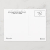 Santa Cruz California Otter Briefkaart (Achterkant)