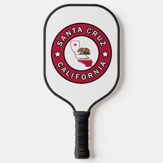 Santa Cruz California Pickleball Paddle (Voorkant)