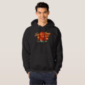 Santa Cruz California Retro Art Hoodie (Voorkant volledig)