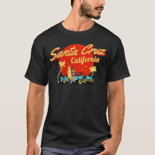 Santa Cruz California Retro Art T-shirt