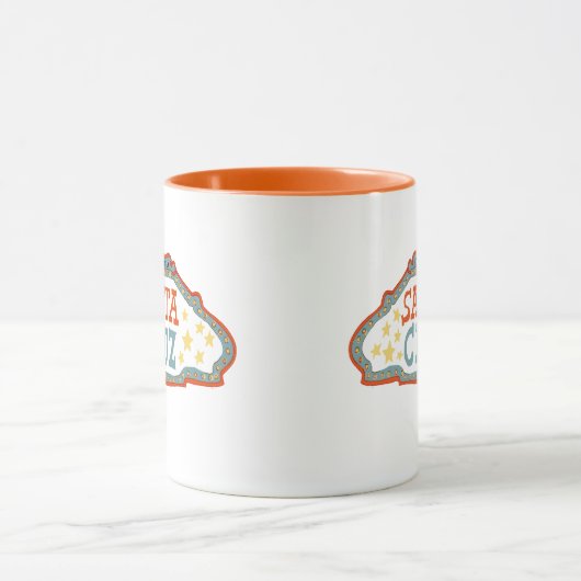 Santa Cruz California  Sign Art Mok (Midden)