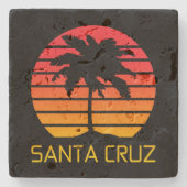 Santa Cruz California Stenen Onderzetter (Voorkant)