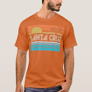 Santa Cruz California Sunset 70s Surfer Summer T-shirt