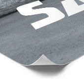 Santa Cruz California Surf Poster (Hoek)