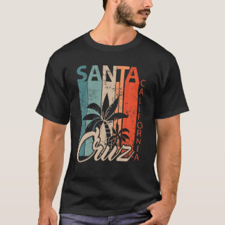 Santa Cruz California Surfer Skater Retro T-shirt