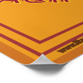 Santa Cruz California Surfing Poster (Hoek)