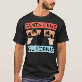 Santa Cruz California Surfing Summer T-shirt