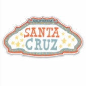 Santa Cruz California Sweet  Sign Sticker (Voorkant)