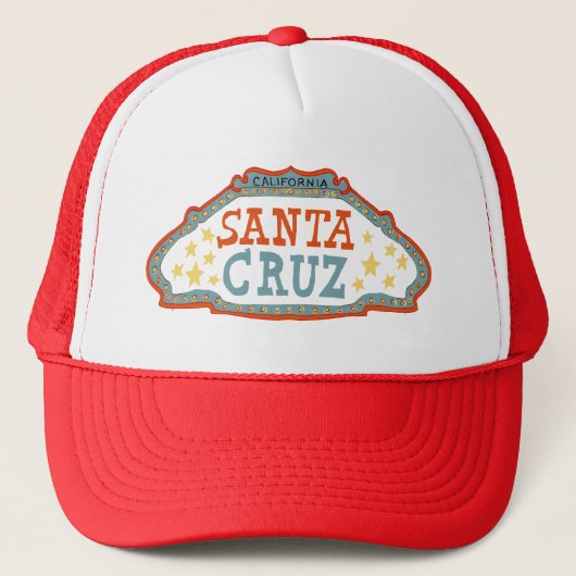 Santa Cruz California Sweet  Sign Trucker Pet (Voorkant)
