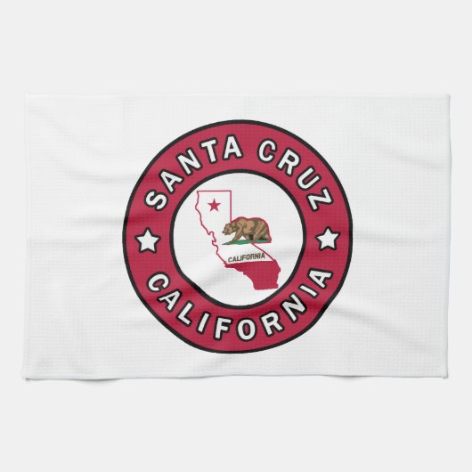 Santa Cruz California Theedoek (Horizontaal)