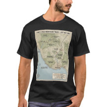 Santa Cruz California Trailkaart Redwood & Kust 
