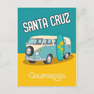 SANTA CRUZ CALIFORNIA TRAVEL BRIEFKAART