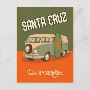 SANTA CRUZ CALIFORNIA TRAVEL BRIEFKAART