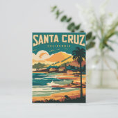 Santa Cruz California Travel Briefkaart (Staand voorkant)