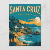 Santa Cruz California Travel Briefkaart (Voorkant)