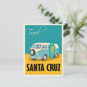 Santa Cruz California Travel  Briefkaart (Staand voorkant)