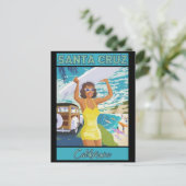Santa Cruz California Travel  Briefkaart (Staand voorkant)