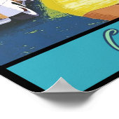 Santa Cruz California Travel Poster (Hoek)