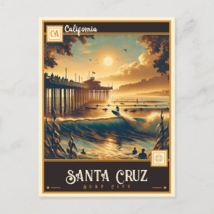 Santa Cruz, Californië    Briefkaart