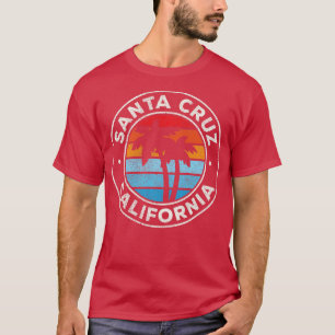 Santa Cruz Californië CA Retro 70s Long S T-shirt