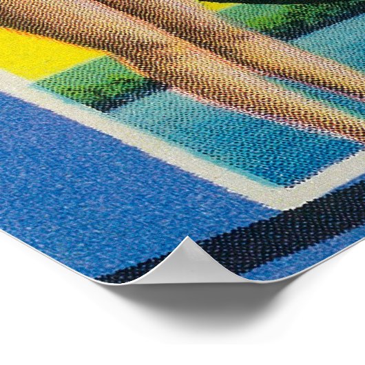 Santa Cruz, Californië - Grote Letter-scènes 2 Poster (Hoek)