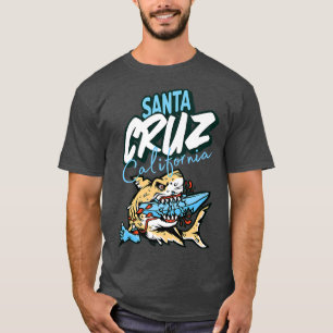  Santa Cruz Californië: Grote witte haai T-shirt