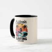 Santa Cruz Californië Mok (Voorkant links)