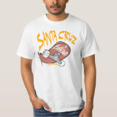 Santa Cruz, Californië Skateboard T-shirt (Voorkant)