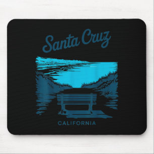 Santa Cruz Californië Vintage Reis Scenisch Uitzic Muismat