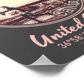 SANTA CRUZ CITY - CALIFORNIA - SURFING  POSTER (Hoek)