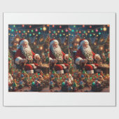 Santa Cruz Coastal Christmas Wrapping Paper Cadeaupapier (Vlak)