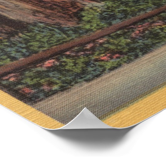 Santa Cruz County, CA Intrance to Big Trees Park Poster (Hoek)