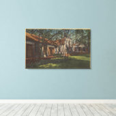 Santa Cruz County, CA - Pioneer Town Canvas Afdruk (Insitu (Houten vloer))