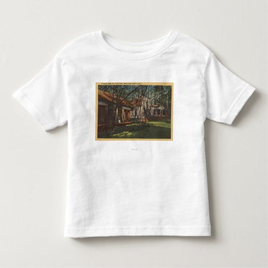 Santa Cruz County, CA - Pioneer Town Kinder Shirts (Voorkant)