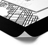 Santa Cruz de la Sierra Bolivia City Map Poster (Hoek)