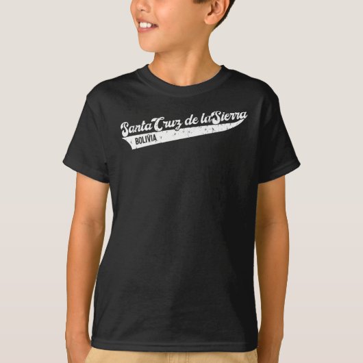 Santa Cruz de la Sierra Bolivia Design T-shirt (Voorkant)