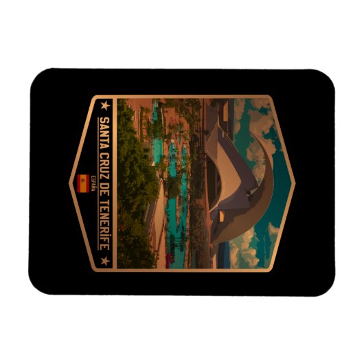 Santa Cruz de Tenerife Magneet (Horizontaal)