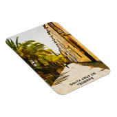 Santa Cruz de Tenerife olieverf Magneet (Rechterzijde)