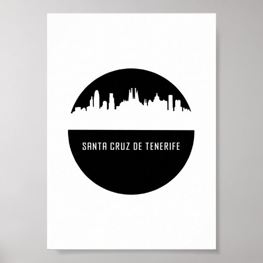 Santa Cruz de Tenerife | steden van Spanje Poster (Voorkant)