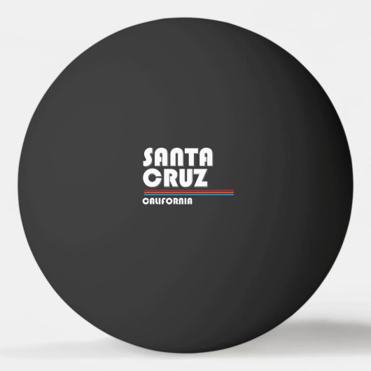 Santa Cruz- Geschenkide Pingpongbal (Voorkant)