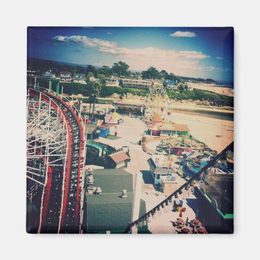 Santa Cruz Giant Dipper Rollercoaster Magneet (Voorkant)