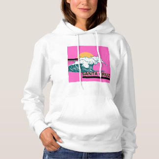 Santa Cruz golf en roze zonsondergang hoodie