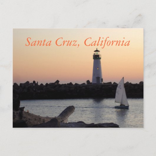 Santa Cruz Harbor California Revel Briefkaart (Voorkant)