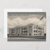 Santa Cruz High School  Briefkaart (Voorkant / Achterkant)