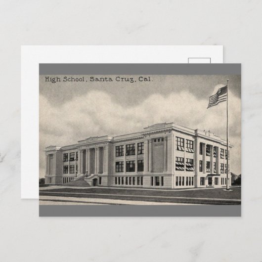 Santa Cruz High School  Briefkaart (Voorkant / Achterkant)