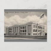 Santa Cruz High School  Briefkaart (Voorkant)