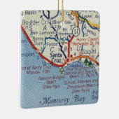 Santa Cruz  kaart Keramisch Ornament (Rechts)