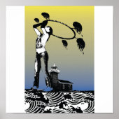 Santa Cruz Lighthouse Hoopjam Poster (Voorkant)