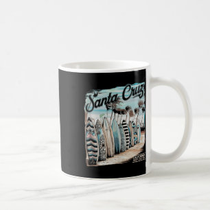 Santa Cruz Mannen Vrouwen Californië Retro Zonsond Koffiemok